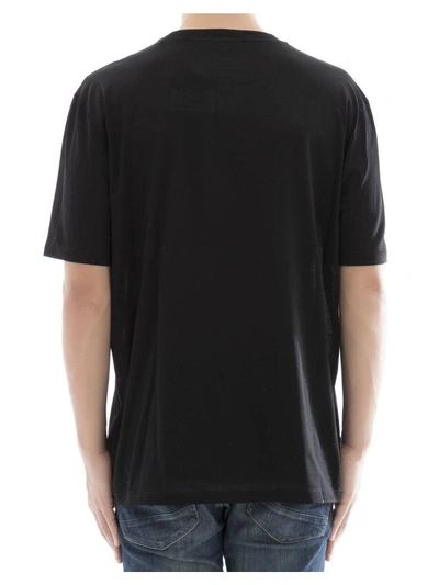 Shop Lanvin Black Cotton T-shirt