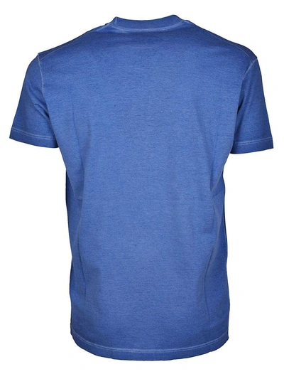 Shop Dsquared2 Logo Print T-shirt In Light Blue