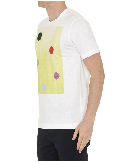 Shop Comme Des Garçons Shirt Dot Print T-shirt In White