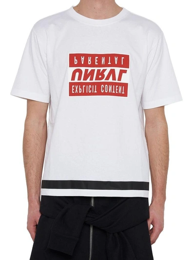 Shop Ben Taverniti Unravel Project T-shirt In White
