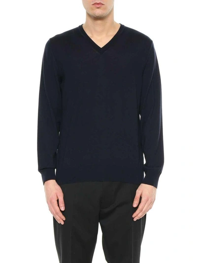 Shop Z Zegna Classic Plain Sweatshirt In Blu