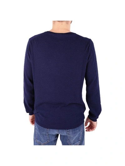 Shop Trussardi Cotton Sweater In Blue