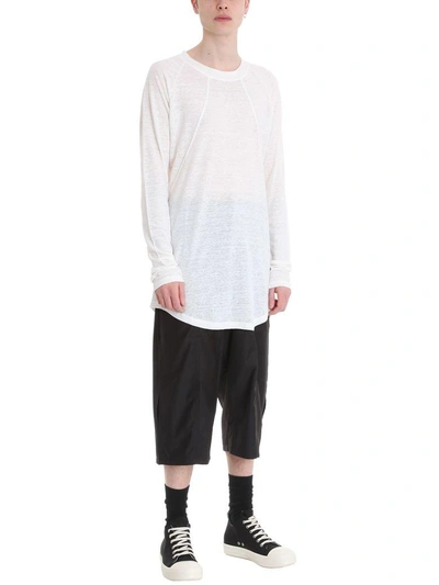 Shop D.gnak By Kang.d White Line And Cotton Knit