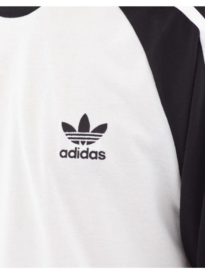Shop Adidas Originals White Cotton Sweatshirt.