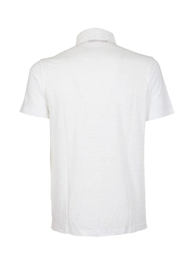 Shop Jeordies Classic Polo Shirt In White