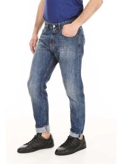 Shop Closed Selvedge Jeans In Truely Wornblu