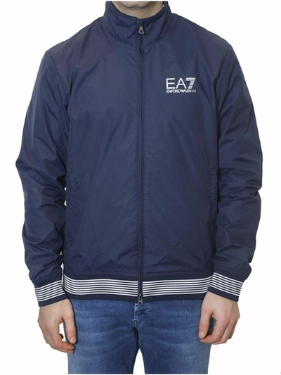 Shop Ea7 Emporio Armani  - Superlight Jacket In Blue
