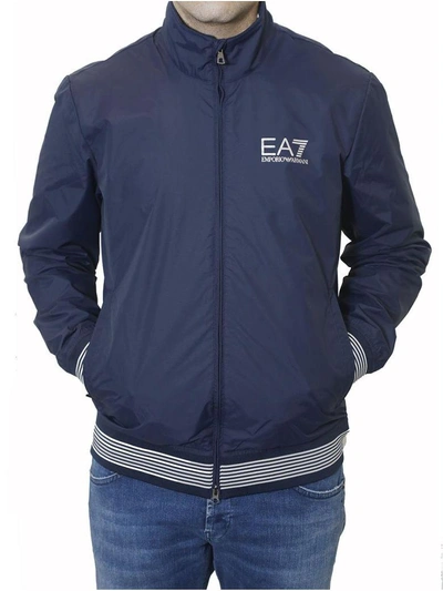 Shop Ea7 Emporio Armani  - Superlight Jacket In Blue