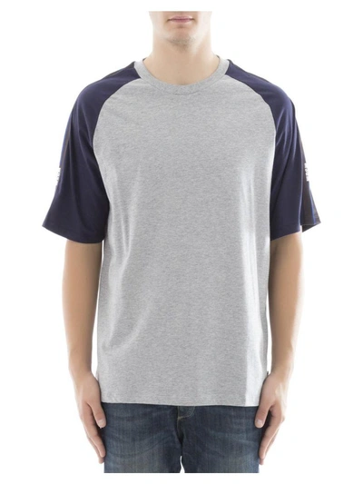 Shop Msgm Grey Cotton T-shirt