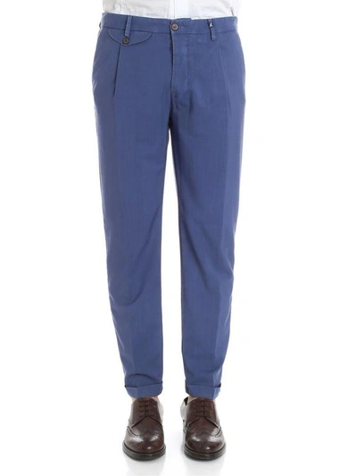 Shop Myths Classic Pants In Blue