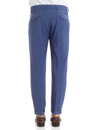 Shop Myths Classic Pants In Blue