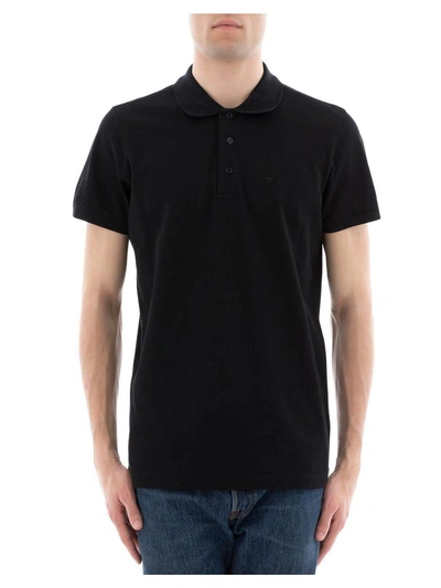 Shop Dior Black Cotton Polo