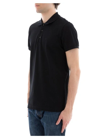 Shop Dior Black Cotton Polo