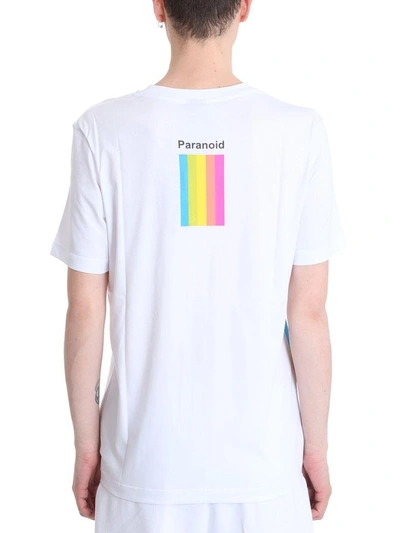 Shop Omc Paranoid White Cotton T-shirt