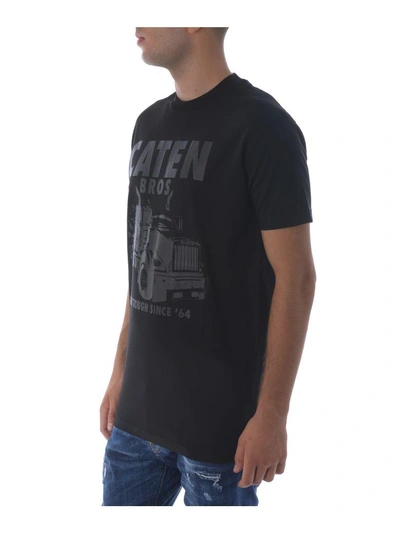 Shop Dsquared2 Caten Bros Truck T-shirt In Nero