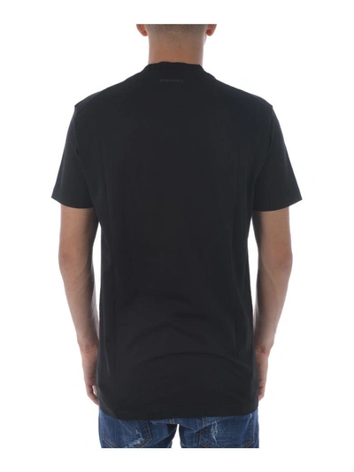 Shop Dsquared2 Caten Bros Truck T-shirt In Nero