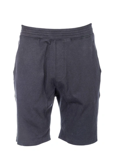 Shop Neil Barrett Crotch Shorts In 01black