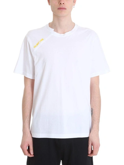 Shop Helmut Lang White Cotton T-shirt