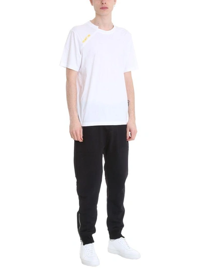 Shop Helmut Lang White Cotton T-shirt