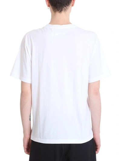 Shop Helmut Lang White Cotton T-shirt