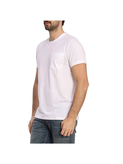 Shop Burberry T-shirt T-shirt Men  In White