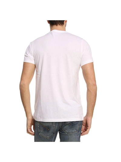 Shop Burberry T-shirt T-shirt Men  In White