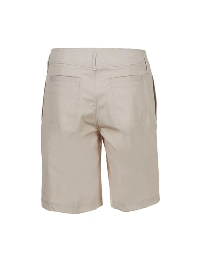 Shop Givenchy Logo-patch Shorts In Beige