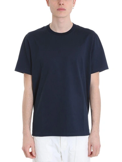 Shop Attachment Blue Cotton T-shirt