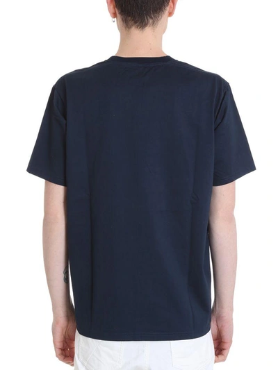 Shop Attachment Blue Cotton T-shirt