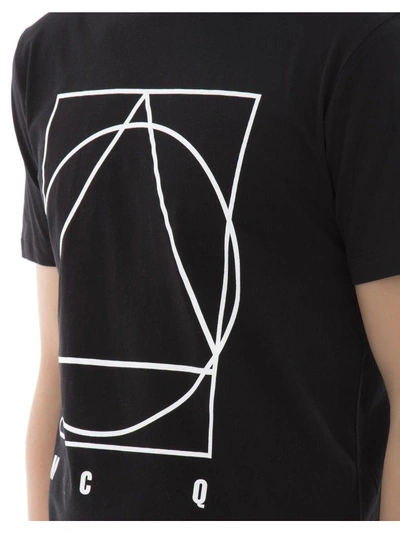 Shop Mcq By Alexander Mcqueen Black Cotton T-shirt