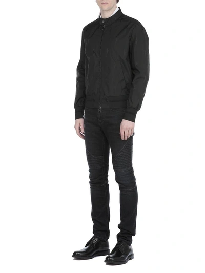 Shop Neil Barrett Waterproof Bomber Jacket In Black