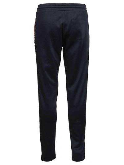 Shop Moncler Slim Fit Track Pants In Blu