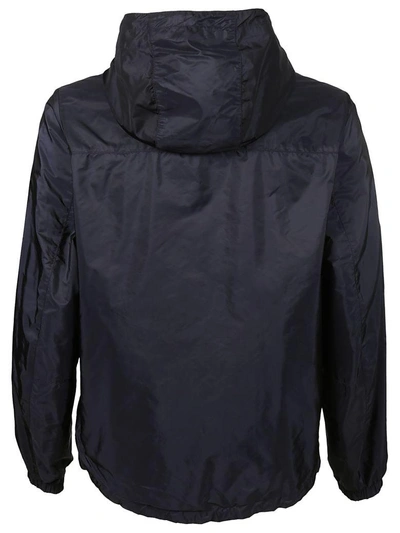 Shop Prada Reversible Zipped Jacket In Navy
