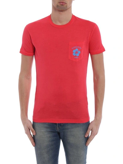 Shop Dsquared2 Logo Pocket T-shirt In Red