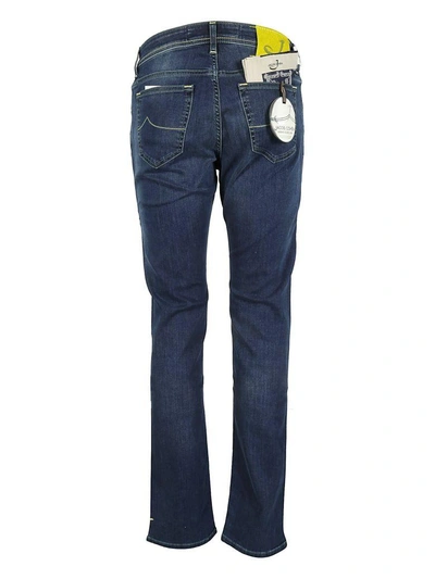 Shop Jacob Cohen Classic Jeans In Blue