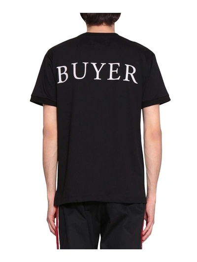 Shop Ih Nom Uh Nit Buyer Cotton T-shirt In Nero