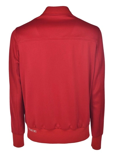 Shop Valentino Jersey Sweatshirt In Rosso