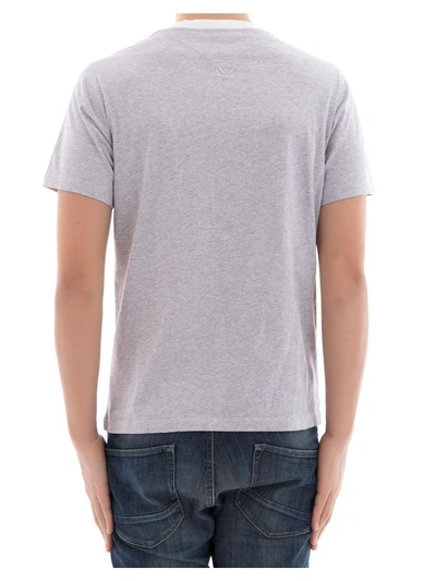 Shop Kenzo Grey Cotton T-shirt