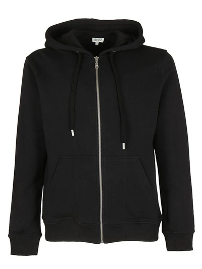 Shop Kenzo Logo Hoodie In Nero