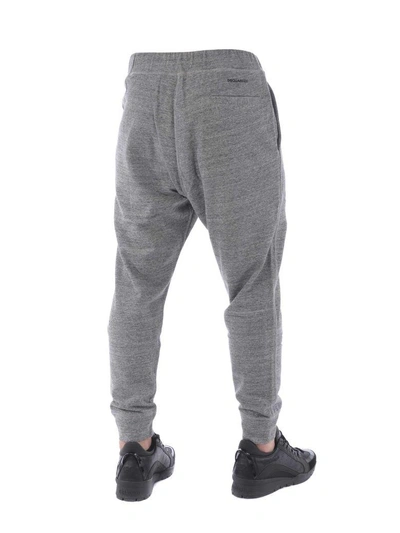 Shop Dsquared2 Slim Fit Track Pants In Grigio Melange