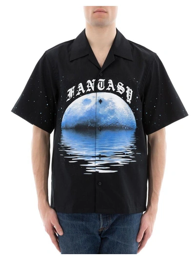 Shop Misbhv Black Cotton Fantasy Shirt