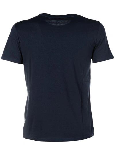 Shop Armani Collezioni Printed T-shirt In Blue