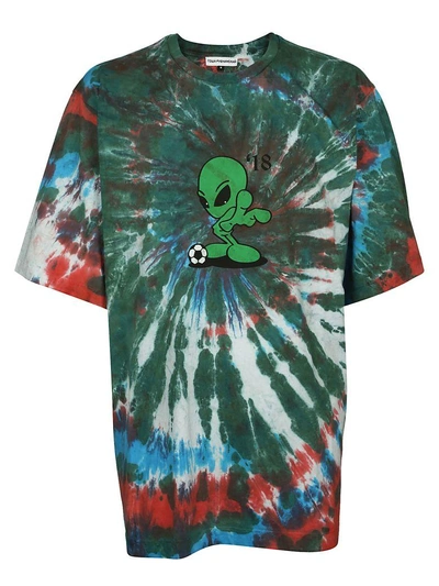 Alien Tie Dye Oversize T-shirt In Multicolour