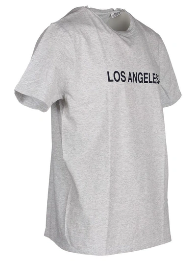 Shop Apc A.p.c. T-shirt Los Angeles H In Gris Chine