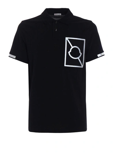 Shop Moncler C Polo Shirt In Black