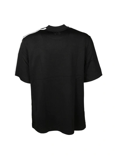 Shop Y-3 Signature Stripe T-shirt In Black