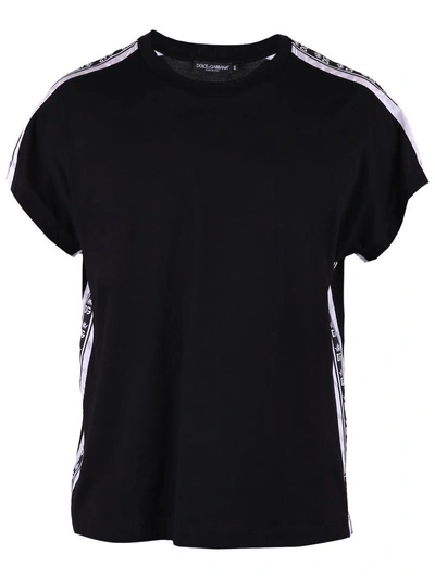 Shop Dolce & Gabbana Black Logo T-shirt