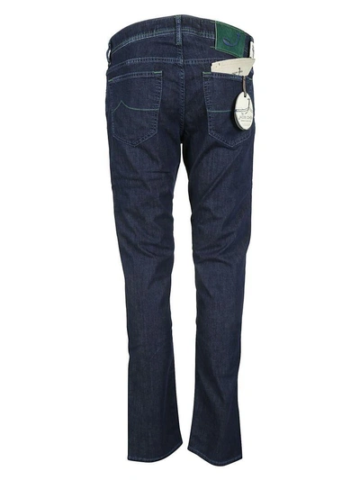 Shop Jacob Cohen Classic Jeans In Blue
