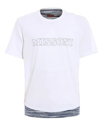 Shop Missoni T-shirt Cotton In White