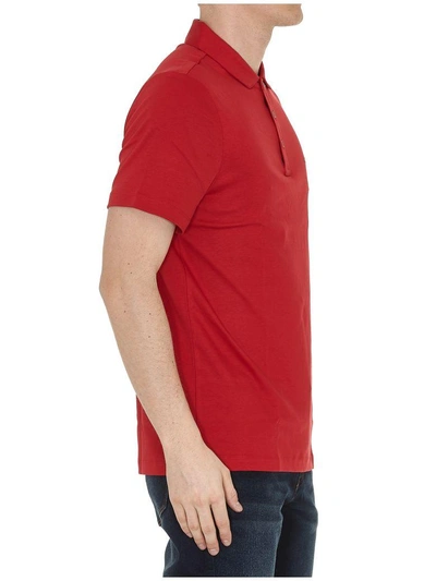 Shop Michael Kors Polo In Crimson